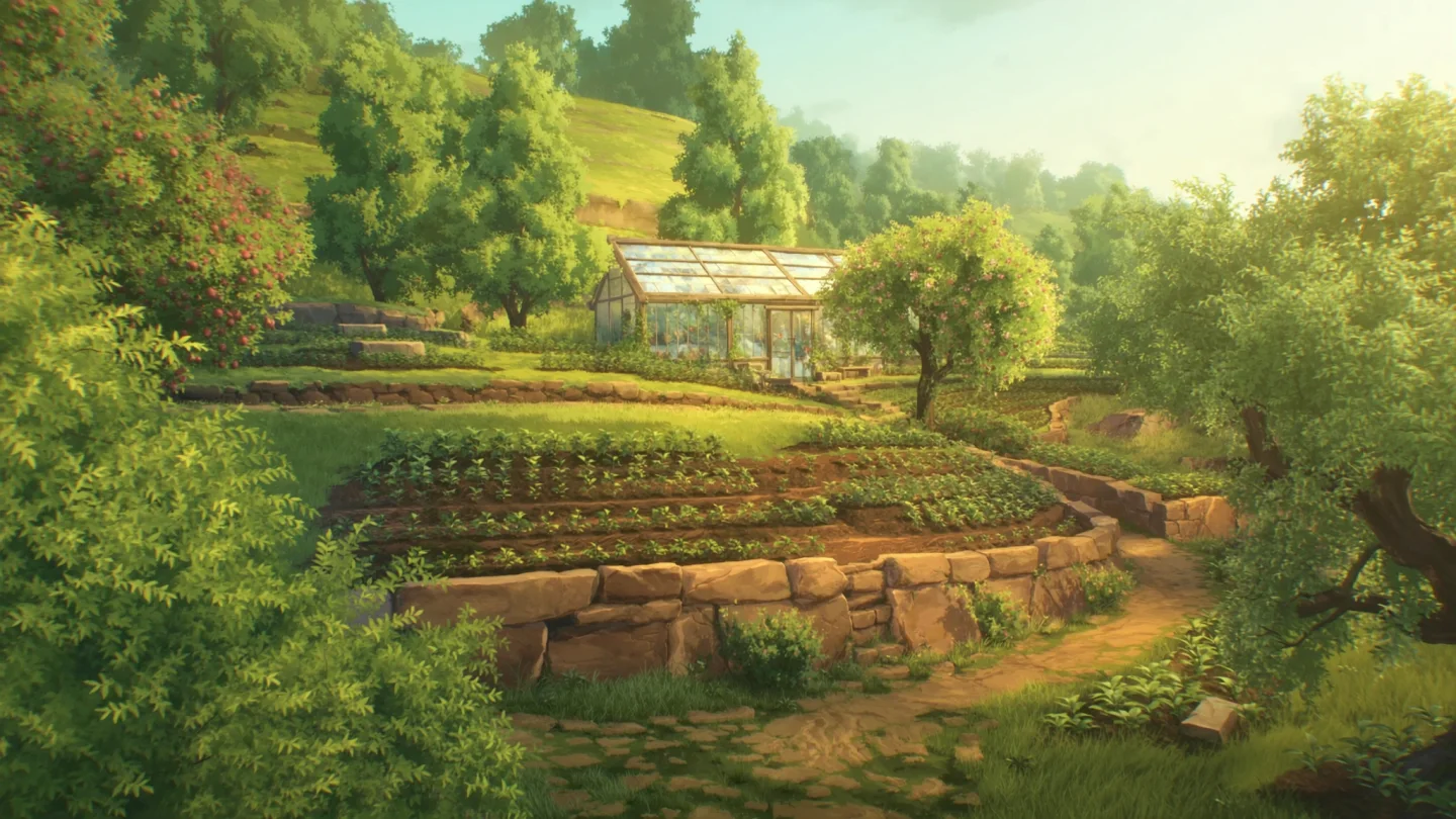 The landscape of The Patient Garden