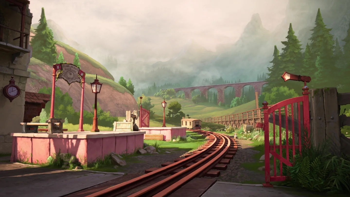 The landscape of The Little Station